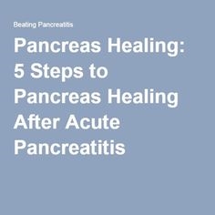 Ez dikarim melê bi pancreatitis re bixwim