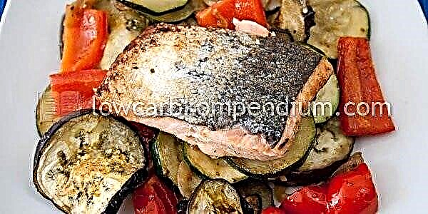 ماهی سالاد با سبزیجات