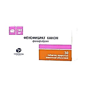 Canon Fenofibrate: tinjauan obat lan analog 145 mg