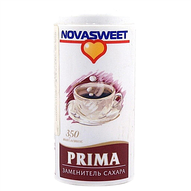 Sweetener Novasvit: kauntungan sareng cilaka manusa