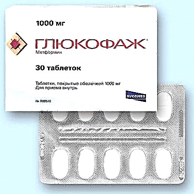 Glucophage 1000 mg: dyabèt revize ak pri grenn