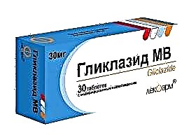 Glyclazide MV 30 a 60 mg: cyfarwyddiadau ar gyfer defnyddio