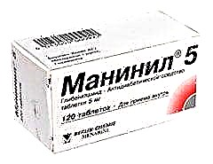 Манинил 5: дастур оид ба истифода, шарҳи духтурон ва диабет