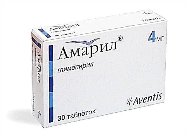 Amaryl 2 lan 4 mg: rega, tinjauan pil diabetes, analog