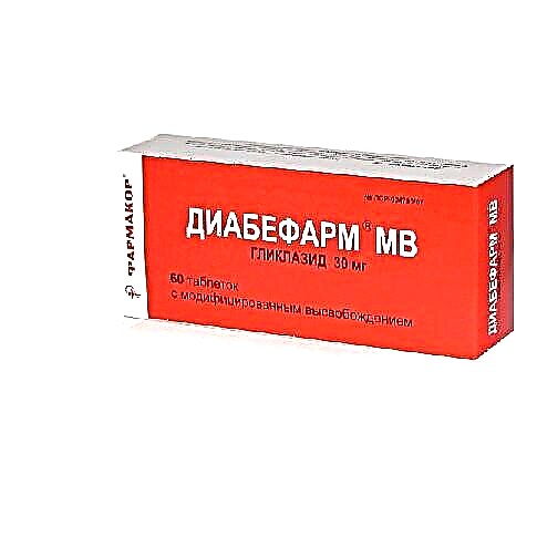 Diabefarm mv 30 mg: rega tablet, pandhuan lan tinjauan, contraindications obat