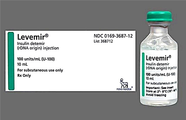 Detemir: instrucións, recensións sobre o uso de insulina