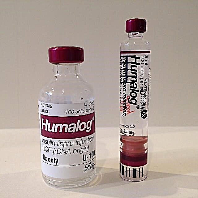Insulina Humalog - priskribo kaj ecoj