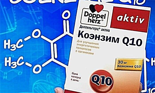 A droga Doppelherz Coenzima Q10: instrucións de uso
