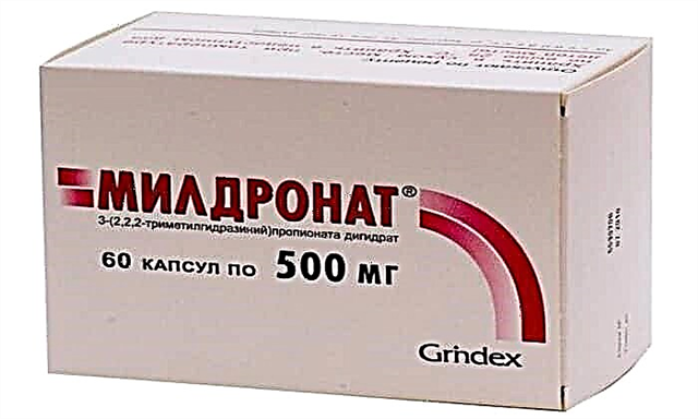 Mildronate 500 comprimidos: instrucións de uso