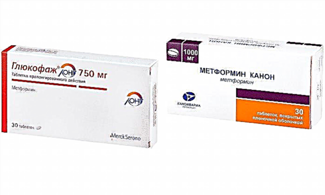 ຄວາມແຕກຕ່າງຂອງ Glucofage ຈາກ Metformin