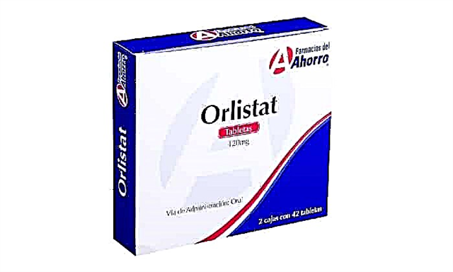 Tabletas Orlistat: instrucións de uso