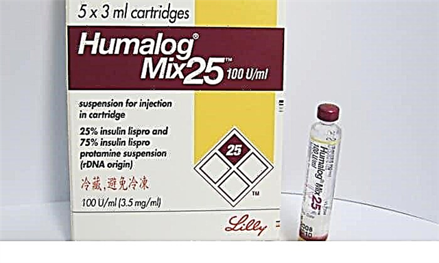 Ang epekto sa drug Humalog Mix sa diabetes