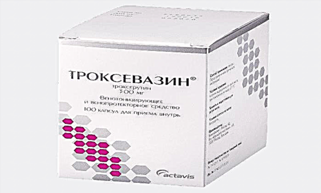 Troxevasin tablete: upute za upotrebu