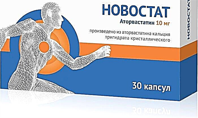Novostat tabletləri: istifadə üçün təlimatlar
