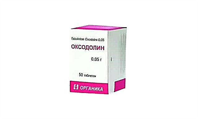O medicamento Oxodolin: instrucións de uso