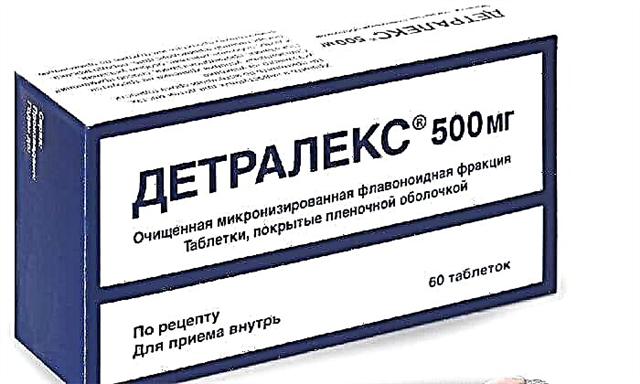 Id-droga Detralex 500: struzzjonijiet għall-użu
