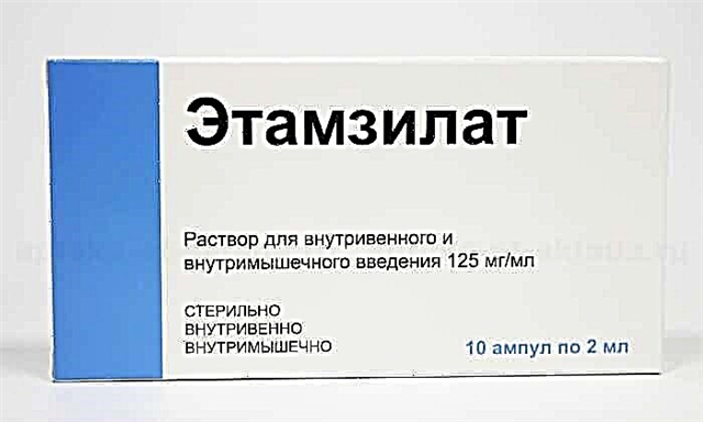 မူးယစ်ဆေးဝါး Etamsylate: အသုံးပြုရန်ညွှန်ကြားချက်များ